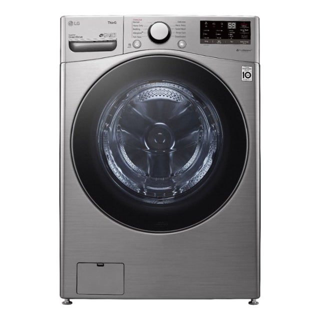 LG 10-Cycle High Efficiency Front-Load Washer with Steam and Built-In Intelligence
