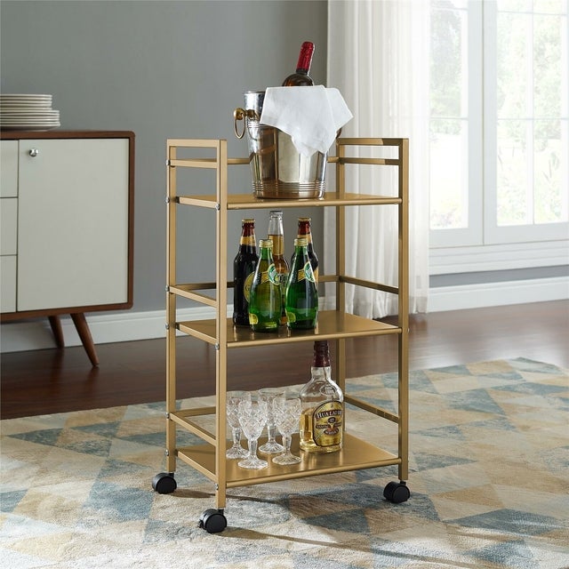 Novogratz Helix Bar Cart