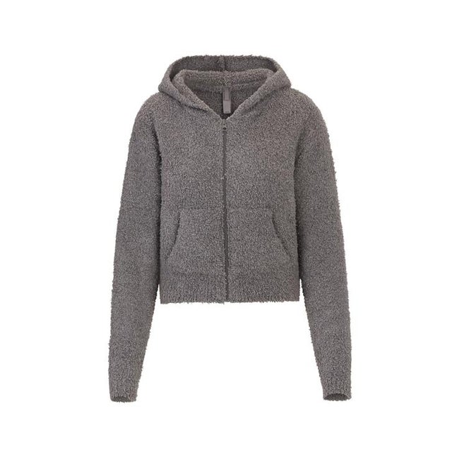 SKIMS Cozy Knit Zip Up Hoodie