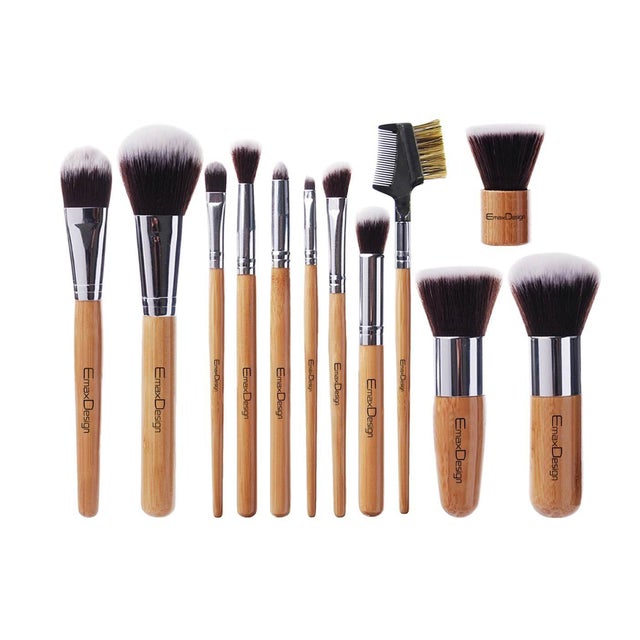 EmaxDesign 12-Piece Makeup Brush Set