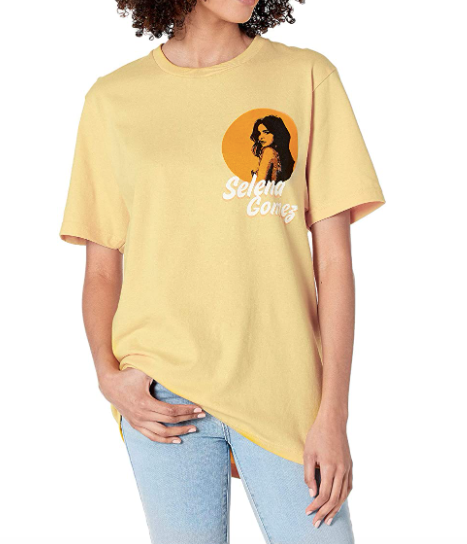 Selena Gomez 'Revelación' Mural Sunset Yellow Band Tee