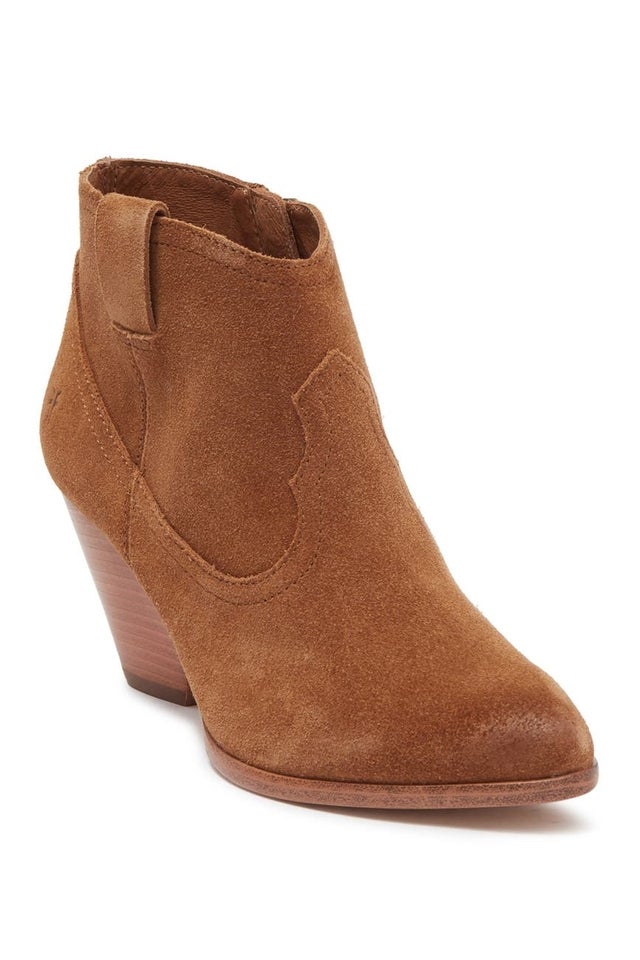 Frye Allister Smock Suede Bootie