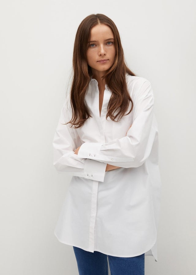 Mango Oversize Poplin Shirt