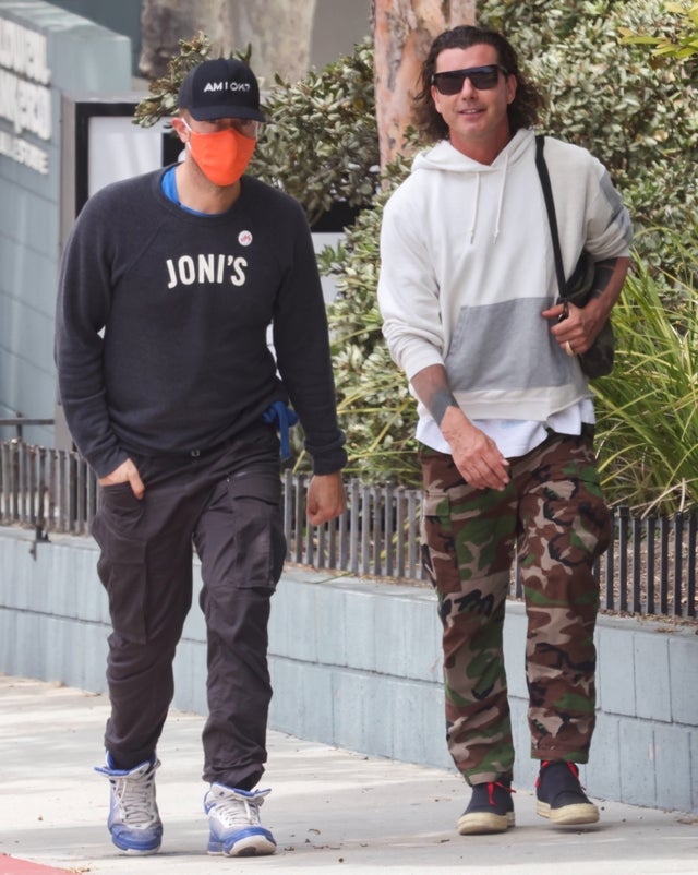 Chris Martin and Gavin Rossdale Malibu 