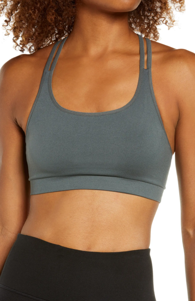 Zella Seamless Strappy Sports Bra