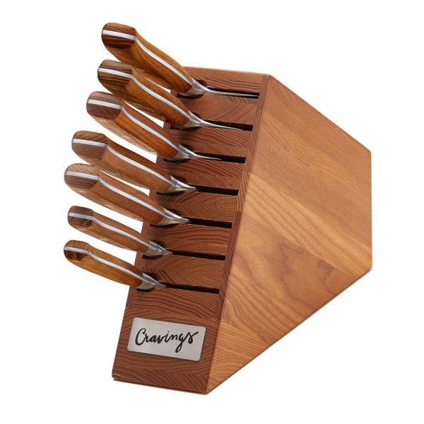 The Essential 8-Piece Slim Knife Block