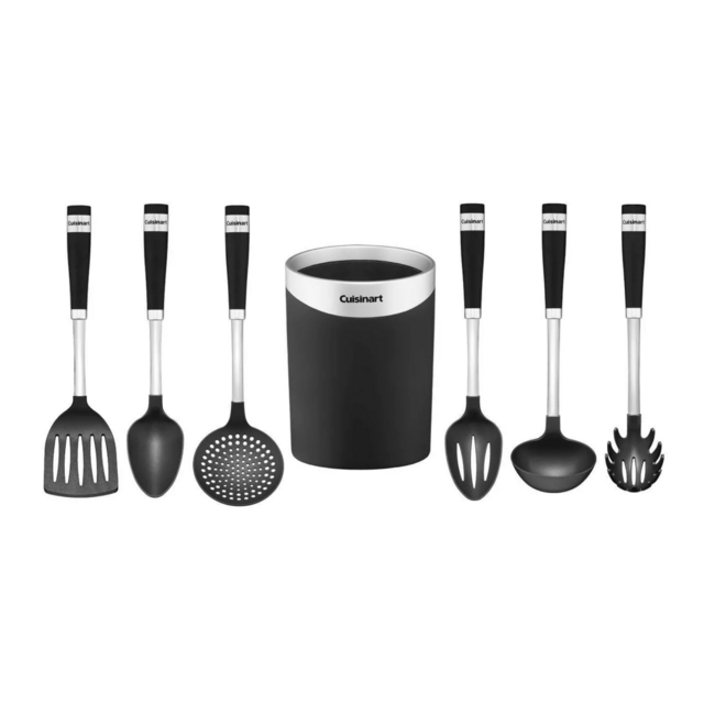 Cuisinart 7pc Stainless Steel Crock and Barrel Handle Tools Set