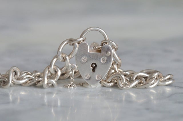 St. Eloi Vintage Silver Charm Bracelet