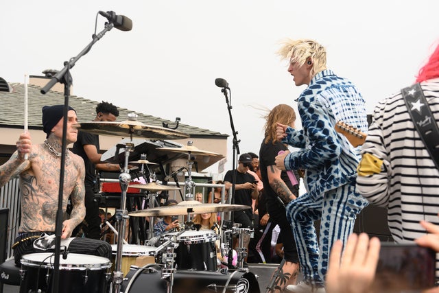 Travis Barker and Machine Gun Kelly