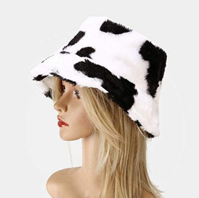 Umeepar Winter Faux Fur Bucket Hat