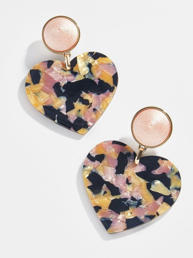 Gigi Resin Drop Earrings in Blush