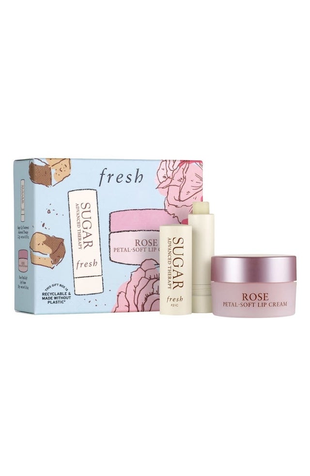 Fresh Rose Petal-Soft Lip Cream Set