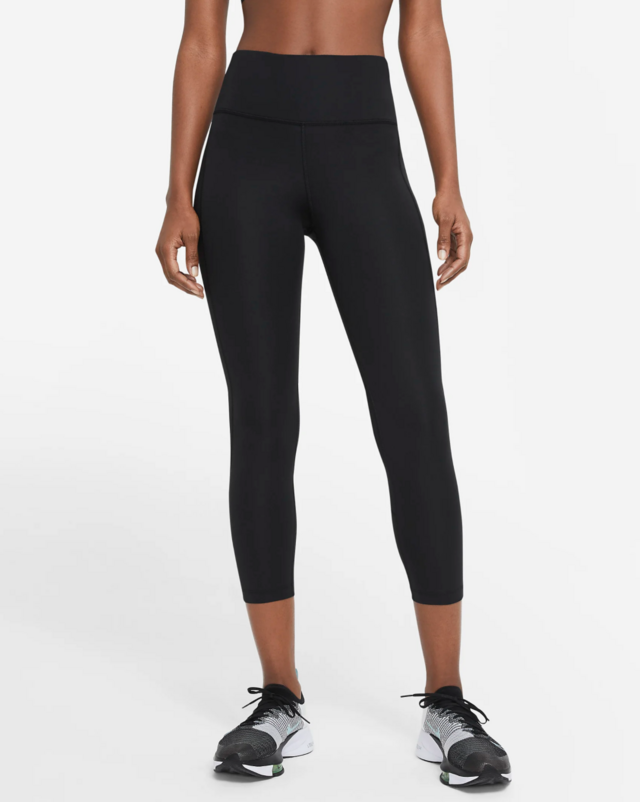 Women's Fast Mid-Rise Crop Running Leggings