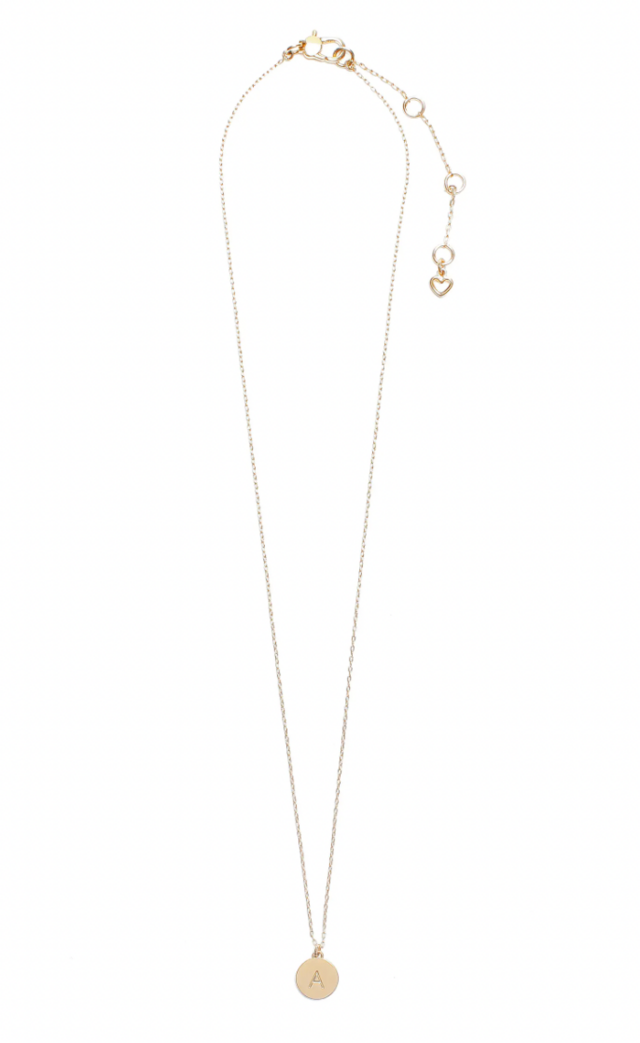 Kate Spade Mini Initial Pendant Necklace