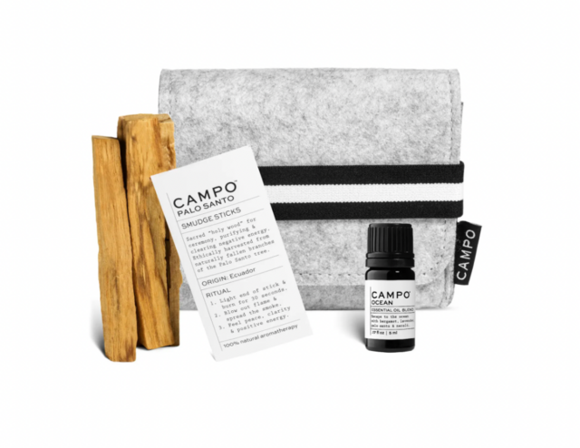 Palo Santo Smudge Sticks & Ocean Essential Oil Set