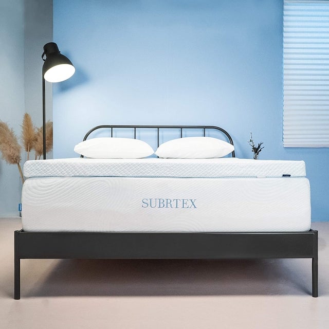 Subrtex 2-inch Gel-Infused Memory Foam Mattress Topper