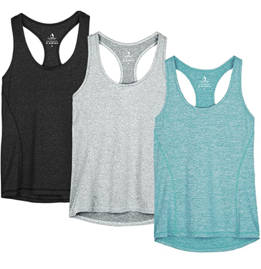 Icyzone Workout Tank Tops (Pack of 3)