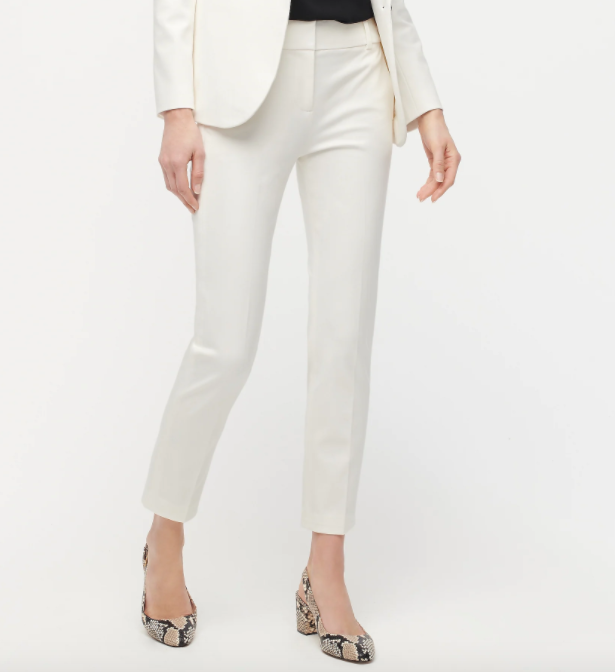 J.Crew Cameron Slim Crop Pant in Bi-stretch Cotton