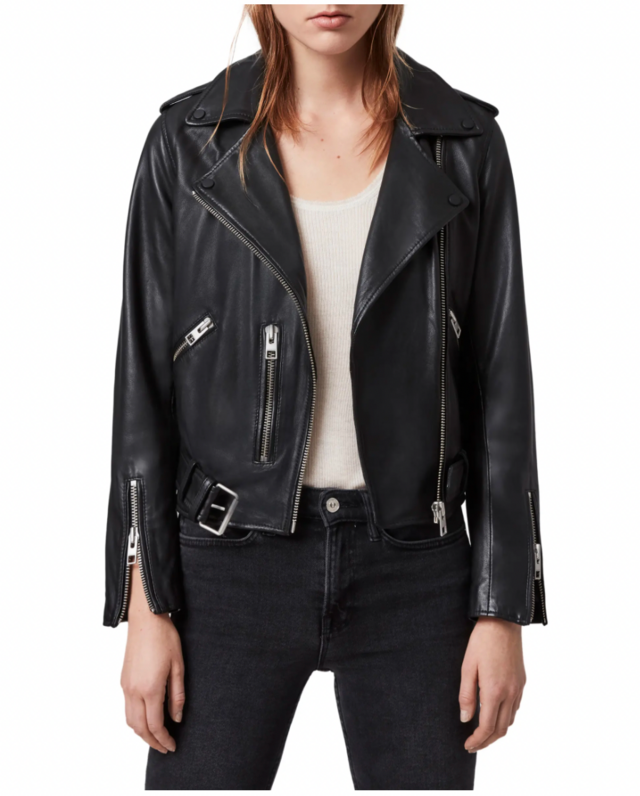 Allsaints Balfern Leather Biker Jacket