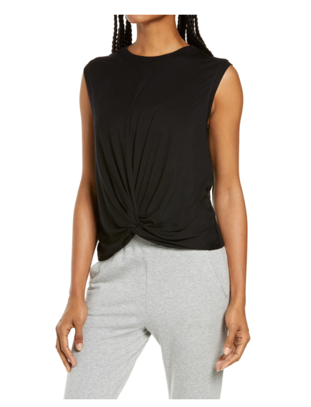 Zella Twist Front Tank