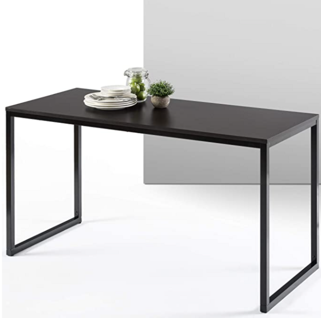 ZINUS Jennifer 55-Inch Black Frame Desk