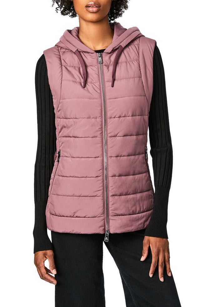 Bernado Packable EcoPlume Hooded Vest