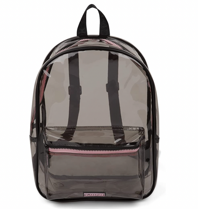 BLACKPINK Black-Tinted See-Through Backpack