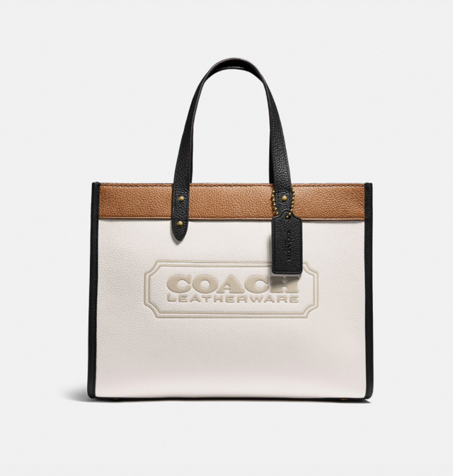 Field Tote 30 In Colorblock With Coach Badge