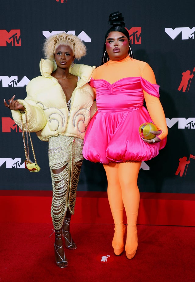 Symone and Kandy Muse attend the 2021 MTV Video Music Awards