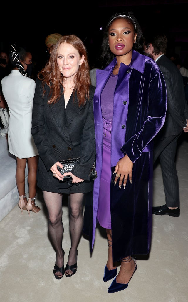 Julianne Moore and Jennifer Hudson at nyfw