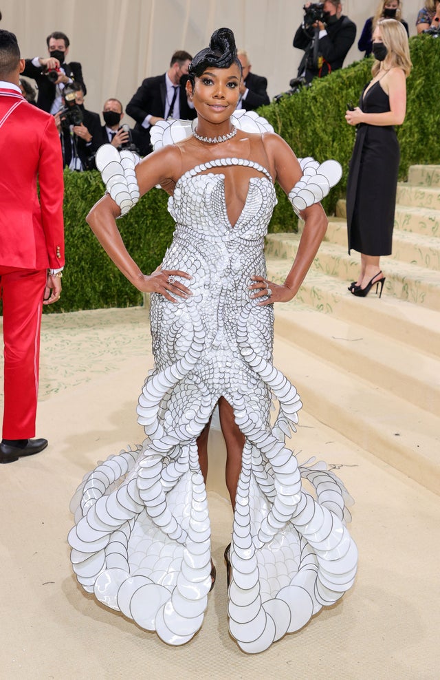 gabrielle union at 2021 met gala