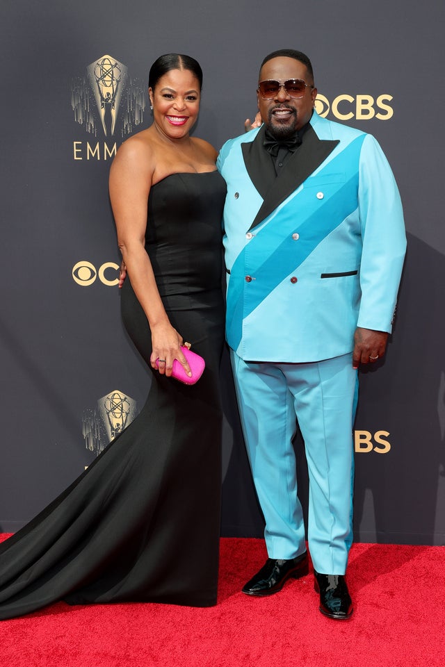 Lorna Wells and Cedric the Entertainer 