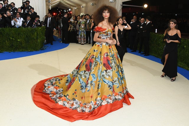 zendaya at 2017 met gala