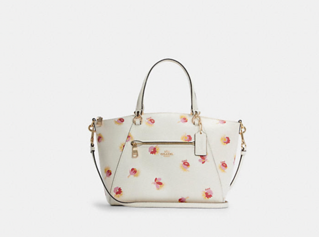 Prairie Satchel With Pop Floral Print