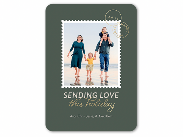 Sweet Stamp Holiday Card