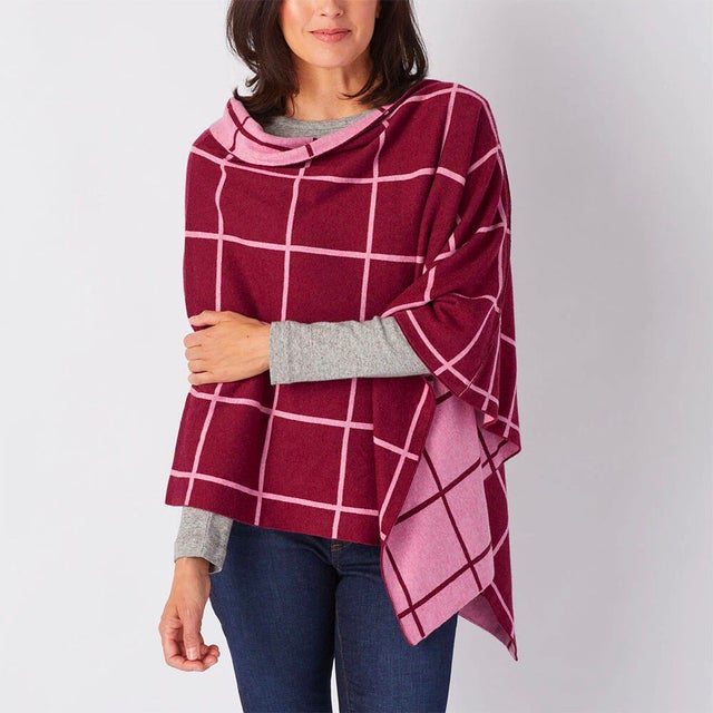 Duluth Trading Women's Reversible Poncho