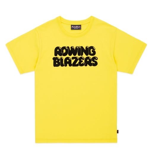 "Ginza" Bubble Letters Yellow Tee