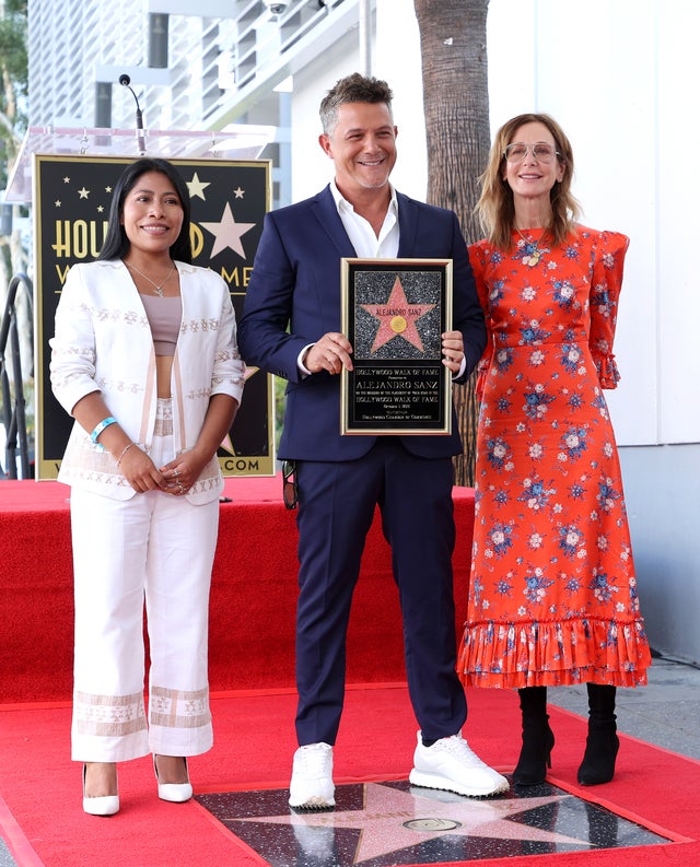 Yalitza Aparicio and Alejandro Sanz