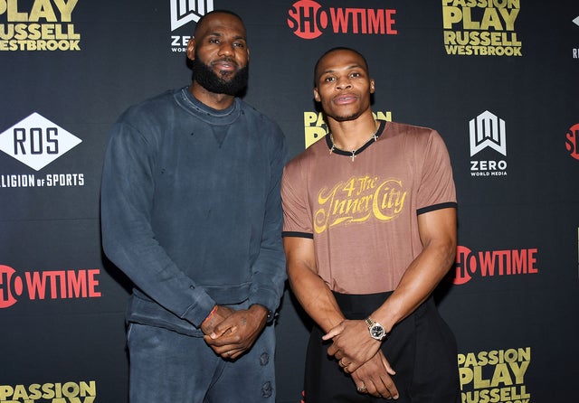 LeBron James and Russell Westbrook