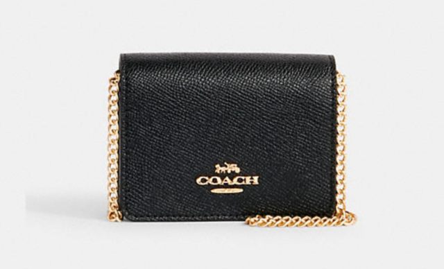 Coach Mini Wallet On A Chain