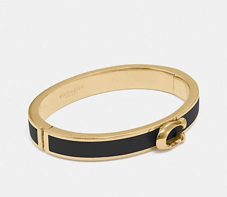 Coach Signature Push Hinged Bangle