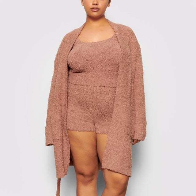 Cozy Knit Short Robe