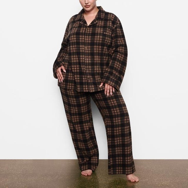 Fleece Plaid Sleep Set