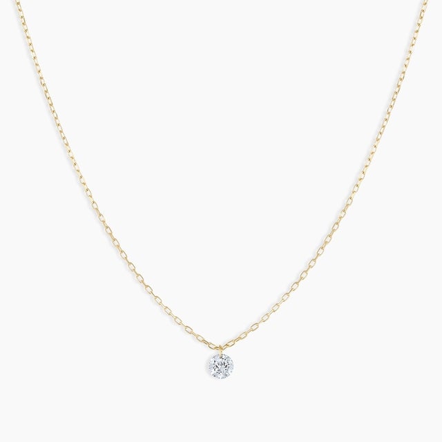 Floating Diamond Necklace