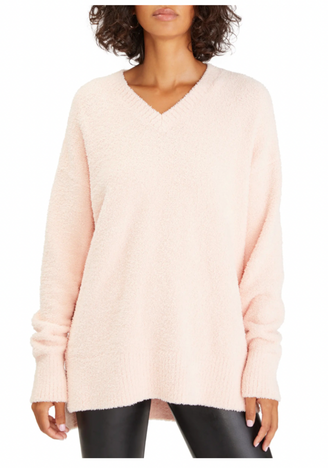 Sanctuary V-Neck Teddy Sweater