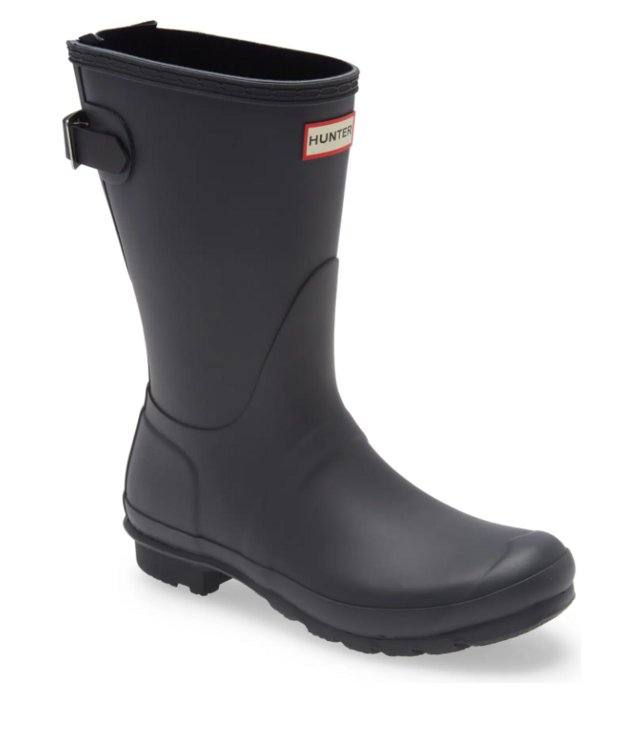 Hunter Original Short Back Adjustable Rain Boot