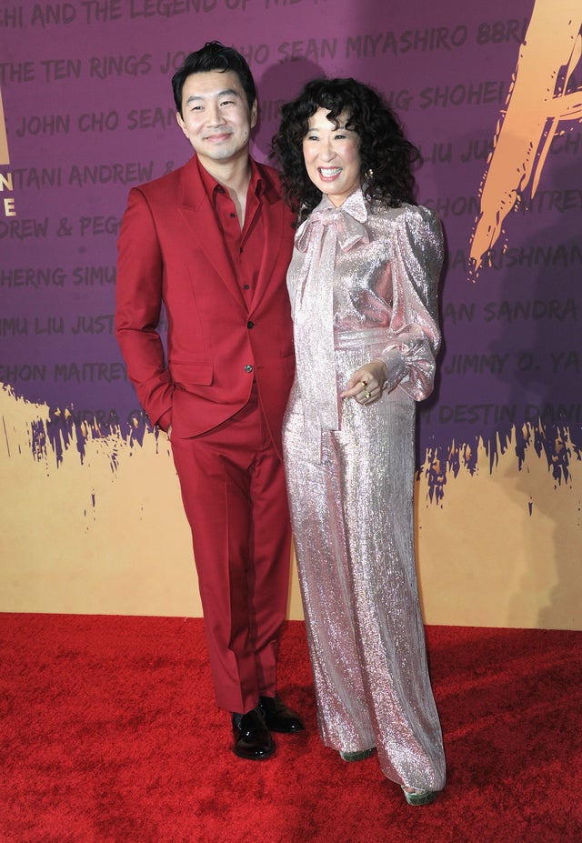 Simu Liu and Sandra Oh