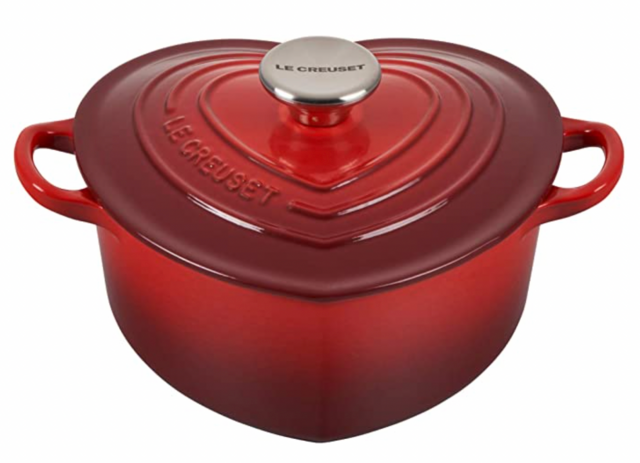 Le Creuset Signature Enameled Cast Iron Figural Heart Cocotte