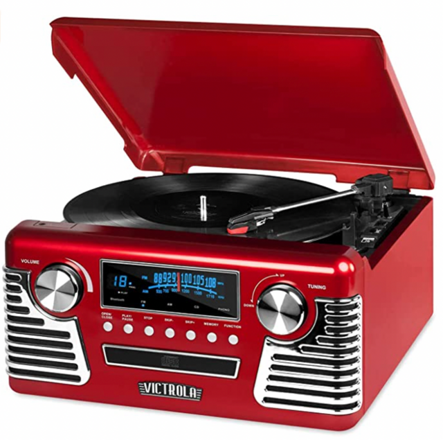 Victrola 50's Retro Bluetooth Record Player