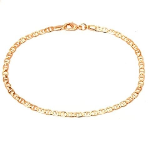 Gold-Plated Flat Anklet